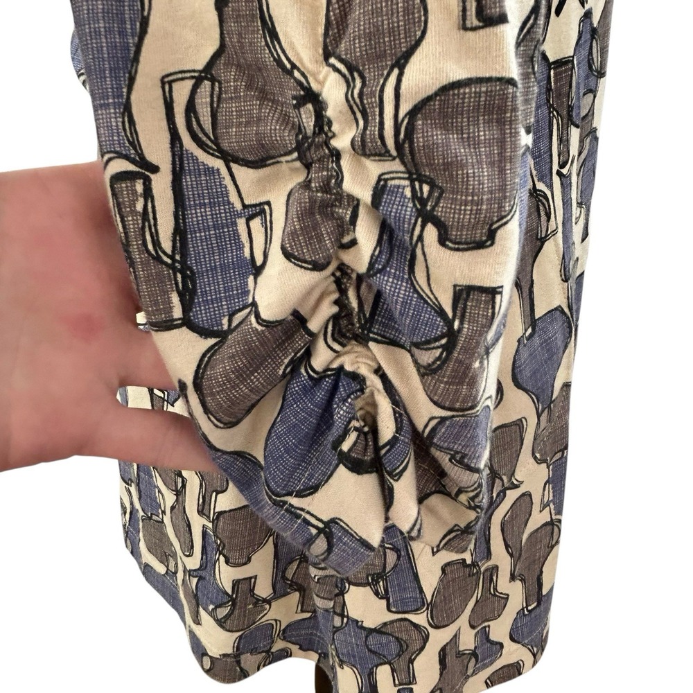 EFFIES HEART Art to Wear Julliard TOP M Knit Tunic Cowl Artsy Novelty Lagenlook - Picture 9 of 15